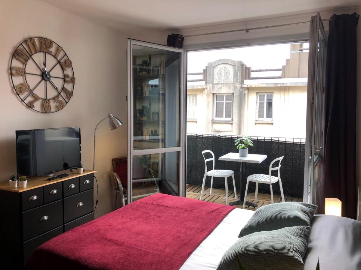 Studio Avec Balcon & Parking Gratuit - Tours Gare Exterior foto