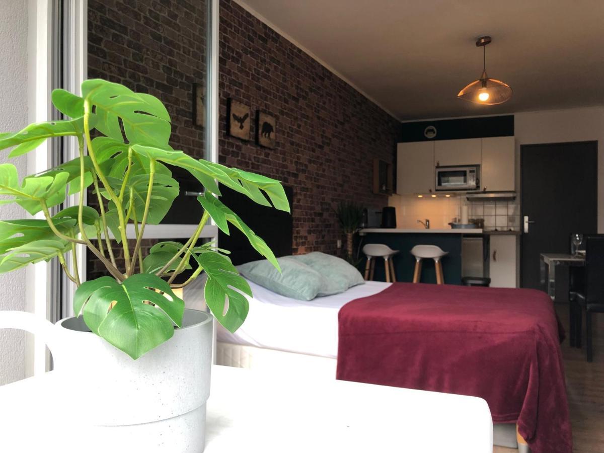 Studio Avec Balcon & Parking Gratuit - Tours Gare Exterior foto